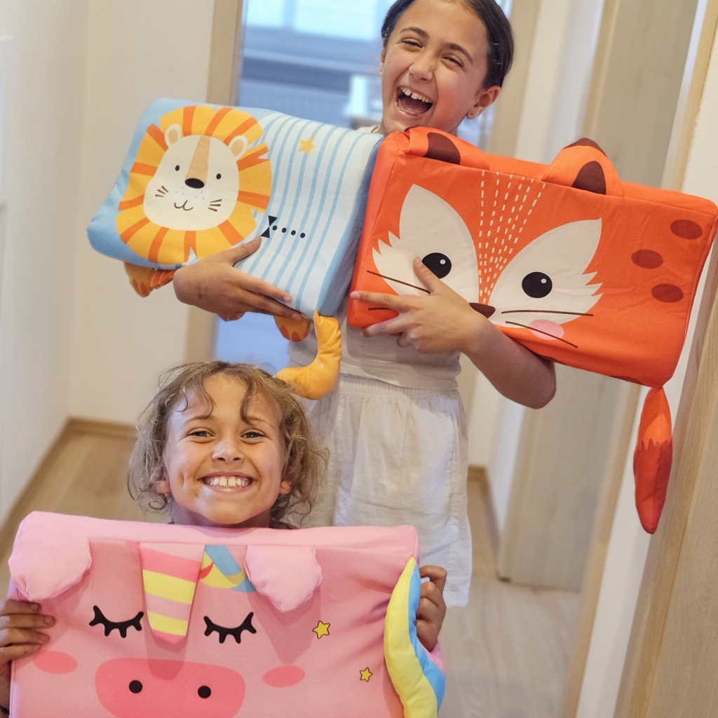 Sensory Pillow For Kids Ages 2–12 — Lion Tail And Fox Ears