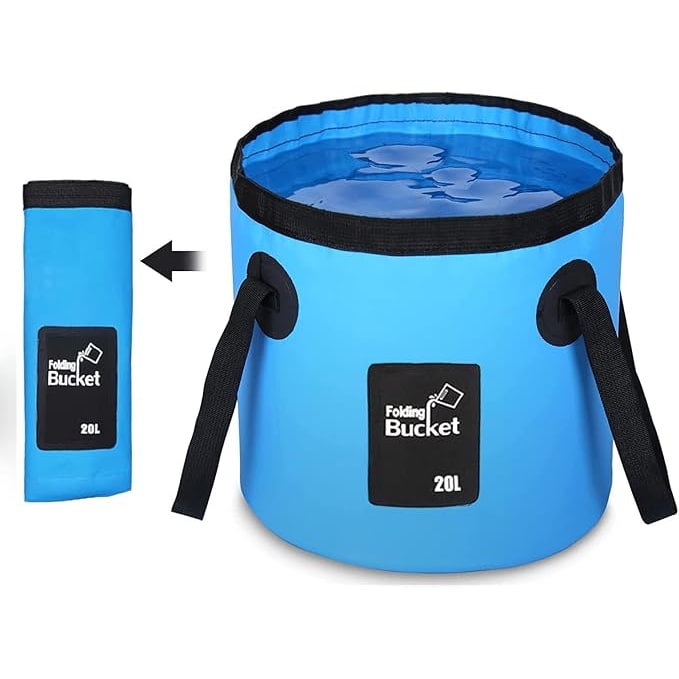 Douche de camping portable avec pompe rechargeable pour l’extérieur | Meowbutter