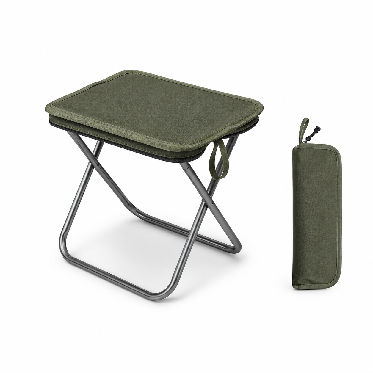Campulux Ultralight Padded Folding Chair — Portable Travel Seat