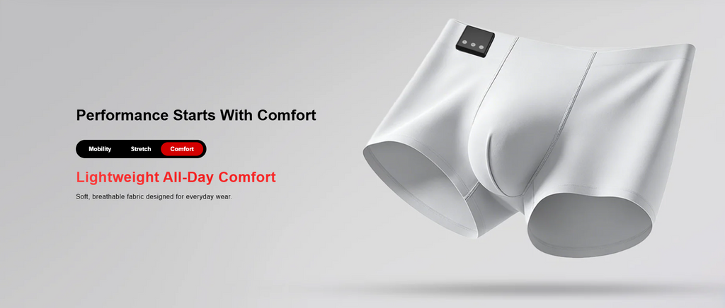 Wearable EMS Brief for Glute Activation, Lower-Body Comfort and Daily Recovery