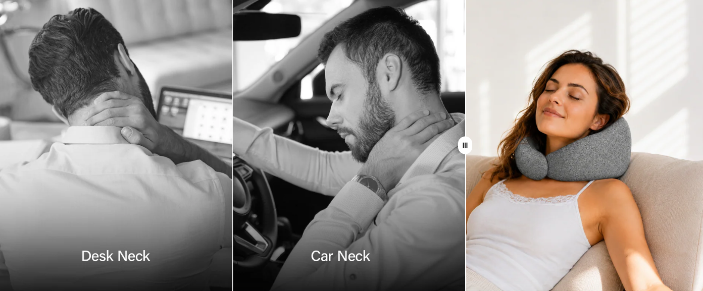 Wearable EMS Heated Neck Pillow for Tension Relief, Posture Support, and Daily Comfort