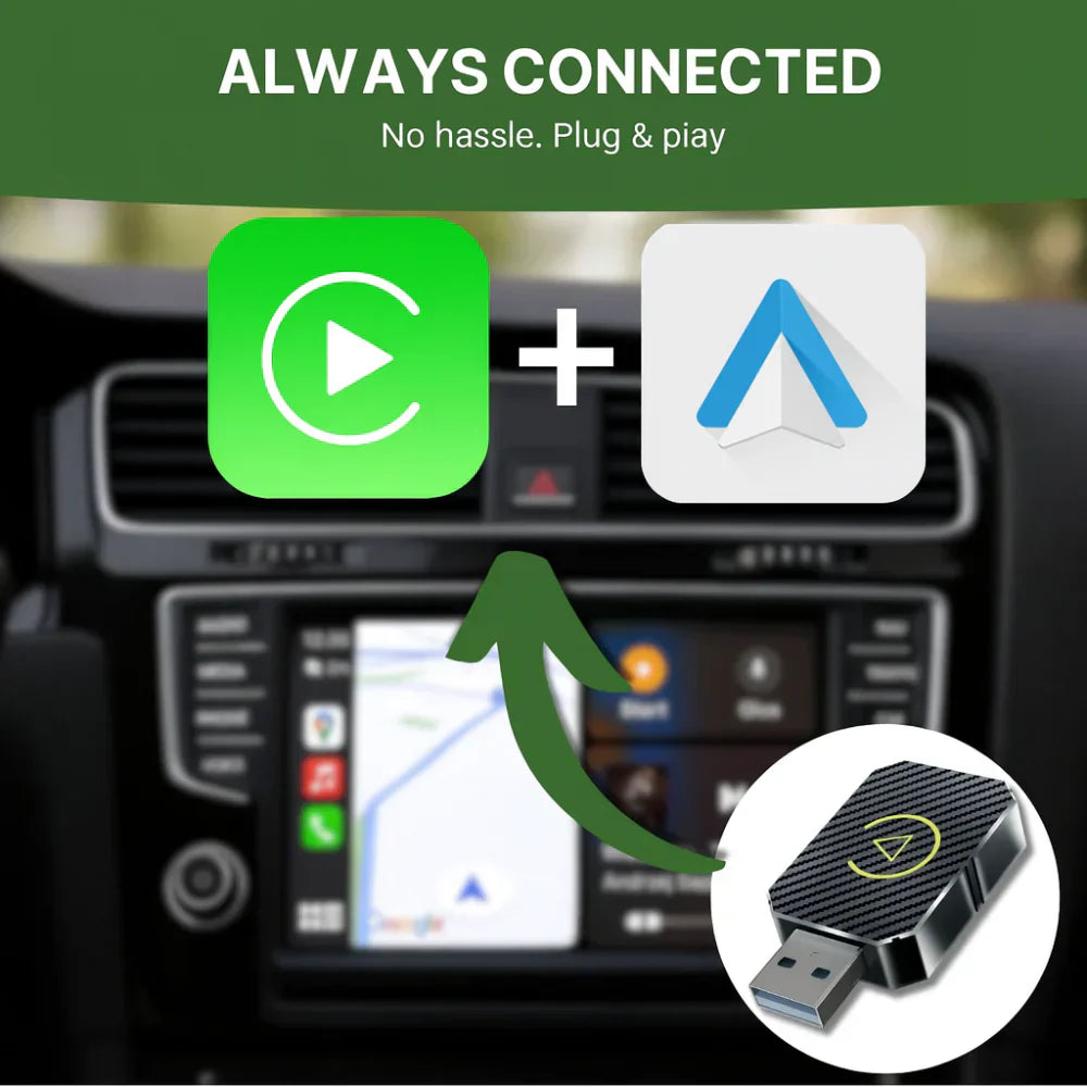 Adaptateur de voiture sans fil USB, module d’intégration pour smartphone | Meowbutter