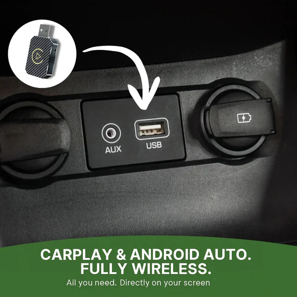 Kabelloser USB-Adapter für werkseitiges CarPlay und Android Auto