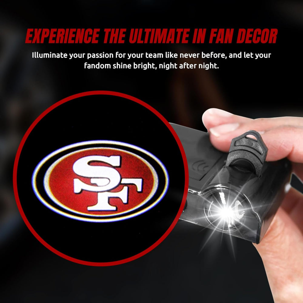 LED-projektor til bildør med trådløst lys ved indstigning | Meowbutter