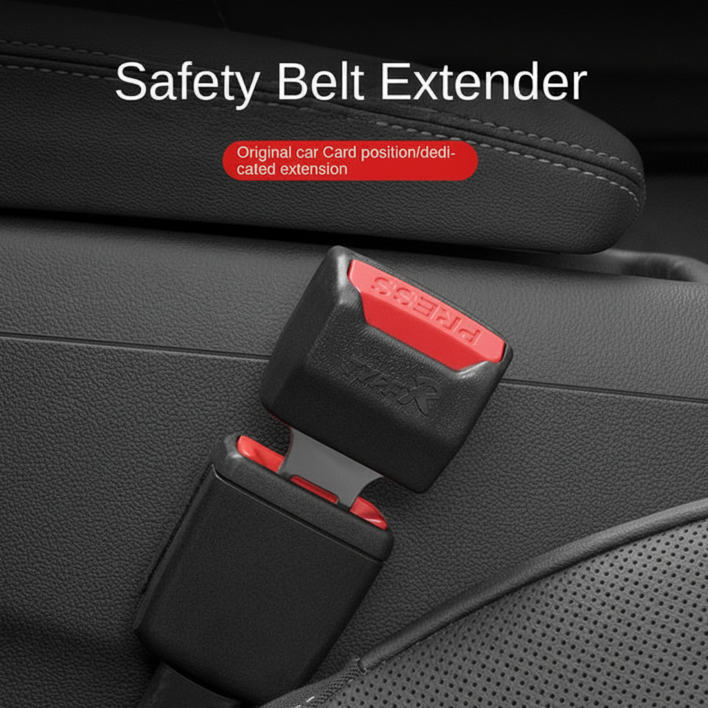 Seat Belt Extender Car Safety Clip 2 Pack Universal Fit | Meowbutter