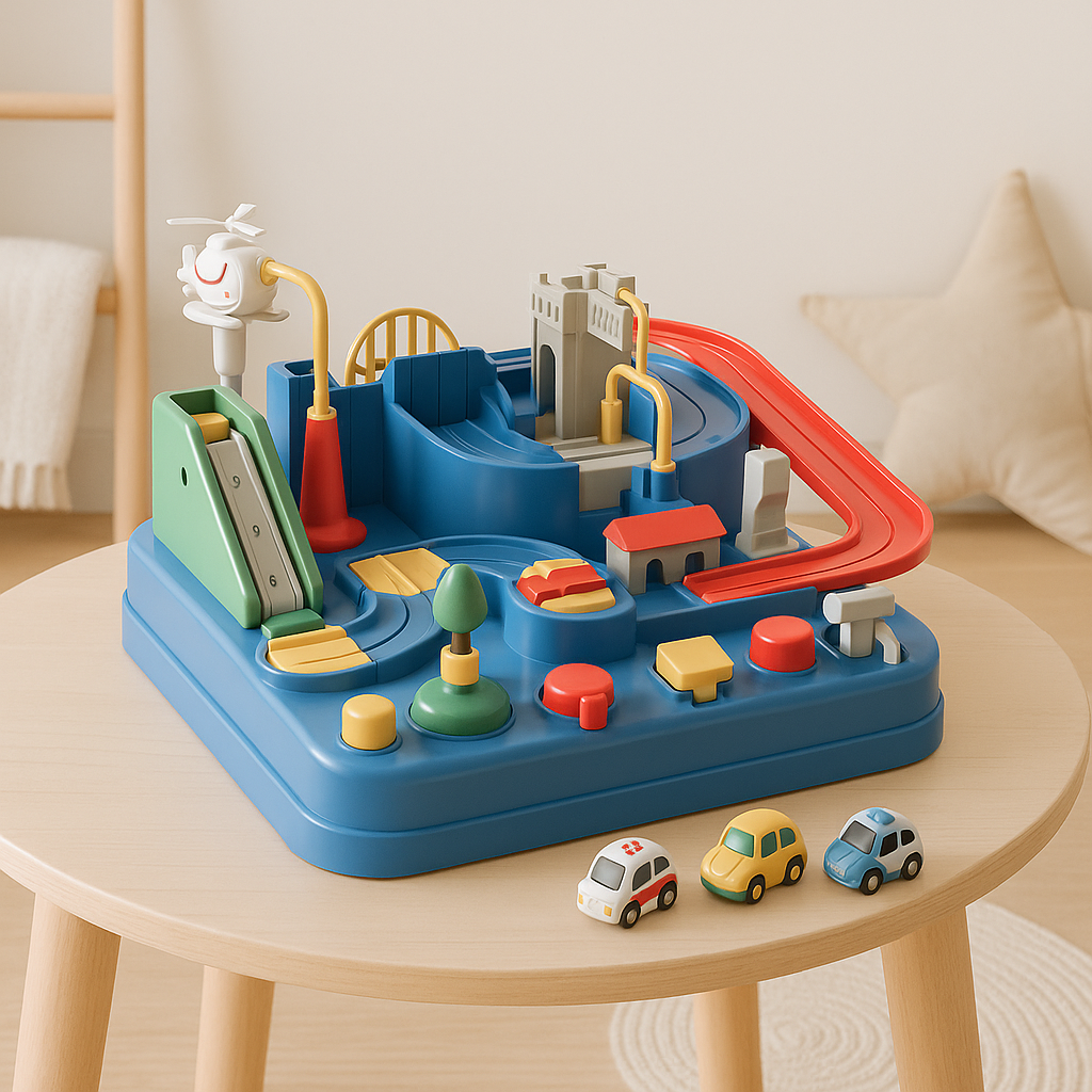 Car Track Toy City Adventure Puzzle Game | Meowbutter