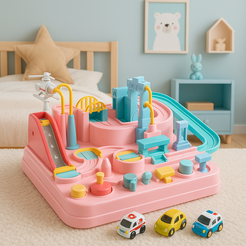Car Track Toy City Adventure Puzzle Game | Meowbutter