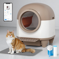 App-Controlled Smart Cat Litter Box — Fully Enclosed, Automatic Cleaning, Wi-Fi Enabled