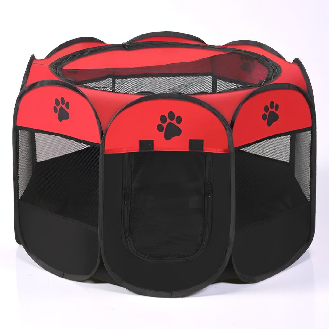 Recinto per Gatti Pieghevole in Rete Tenda Portatile per Animali Domestici | Meowbutter