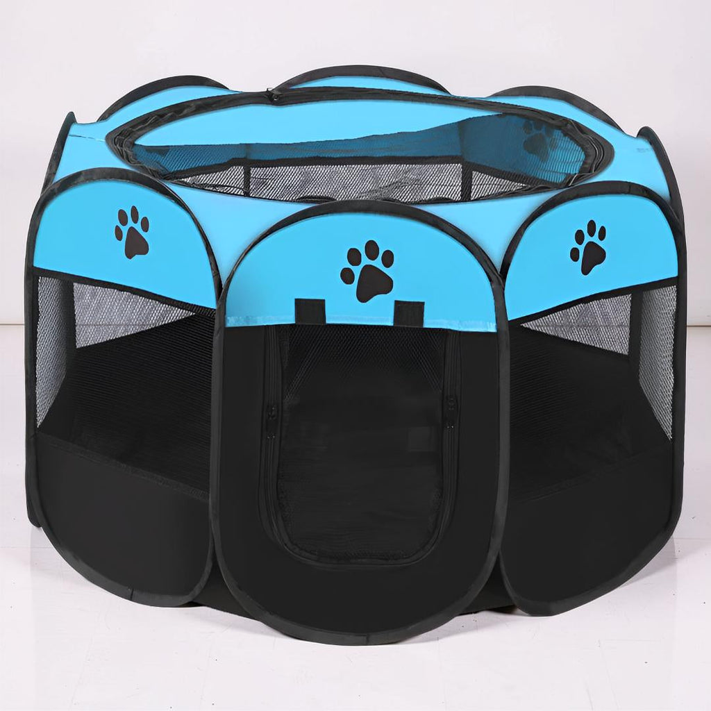 Recinto per Gatti Pieghevole in Rete Tenda Portatile per Animali Domestici | Meowbutter