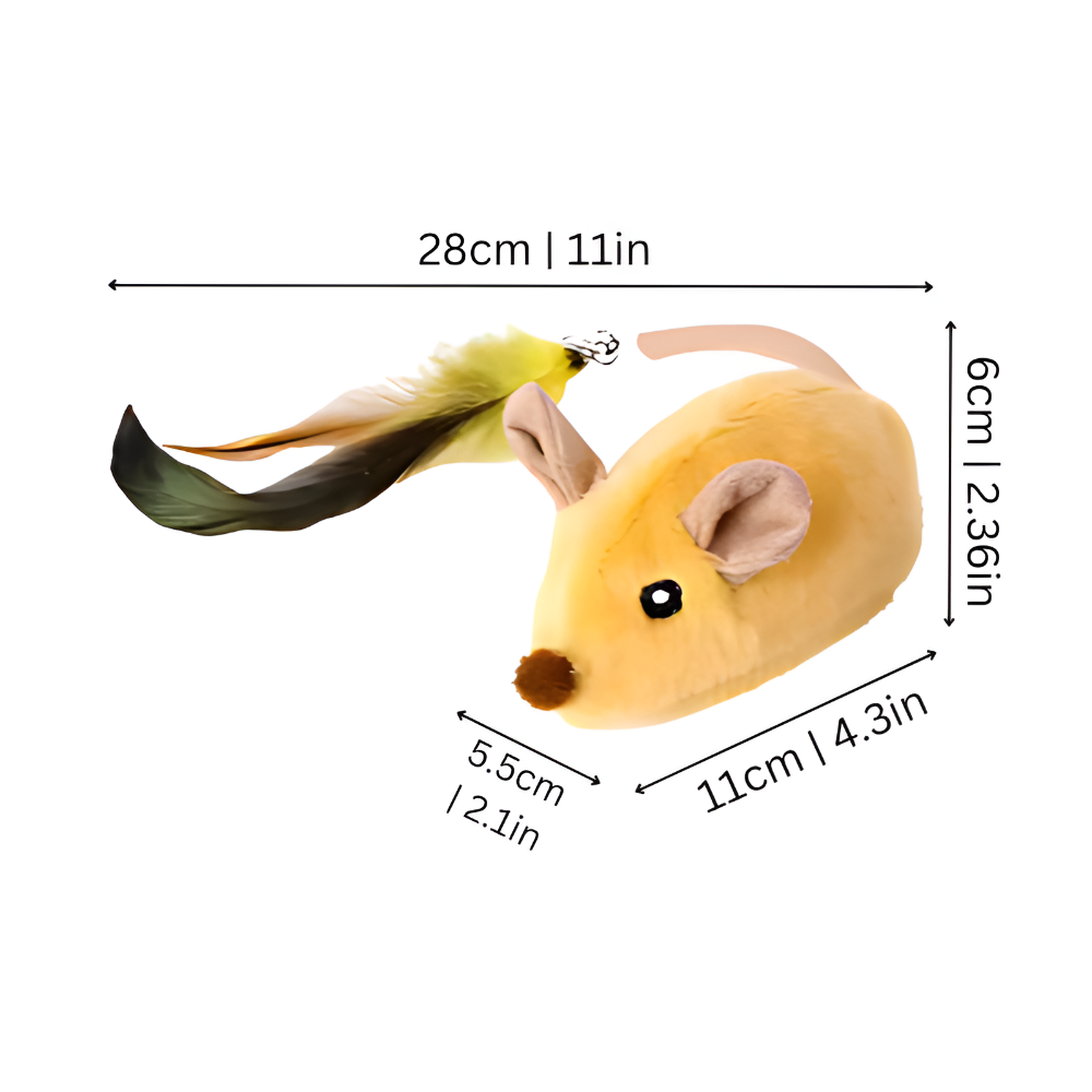 Cat Toy Interactive Toy Remote Control Mouse Chase Toy | Meowbutter