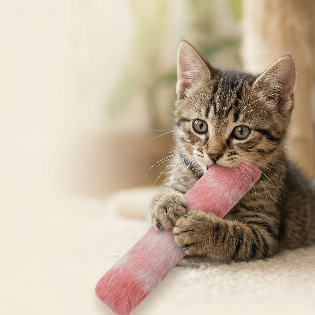 Cat Toy Catnip Pillow Plush Interactive Chew Kick Toy Cats | Meowbutter