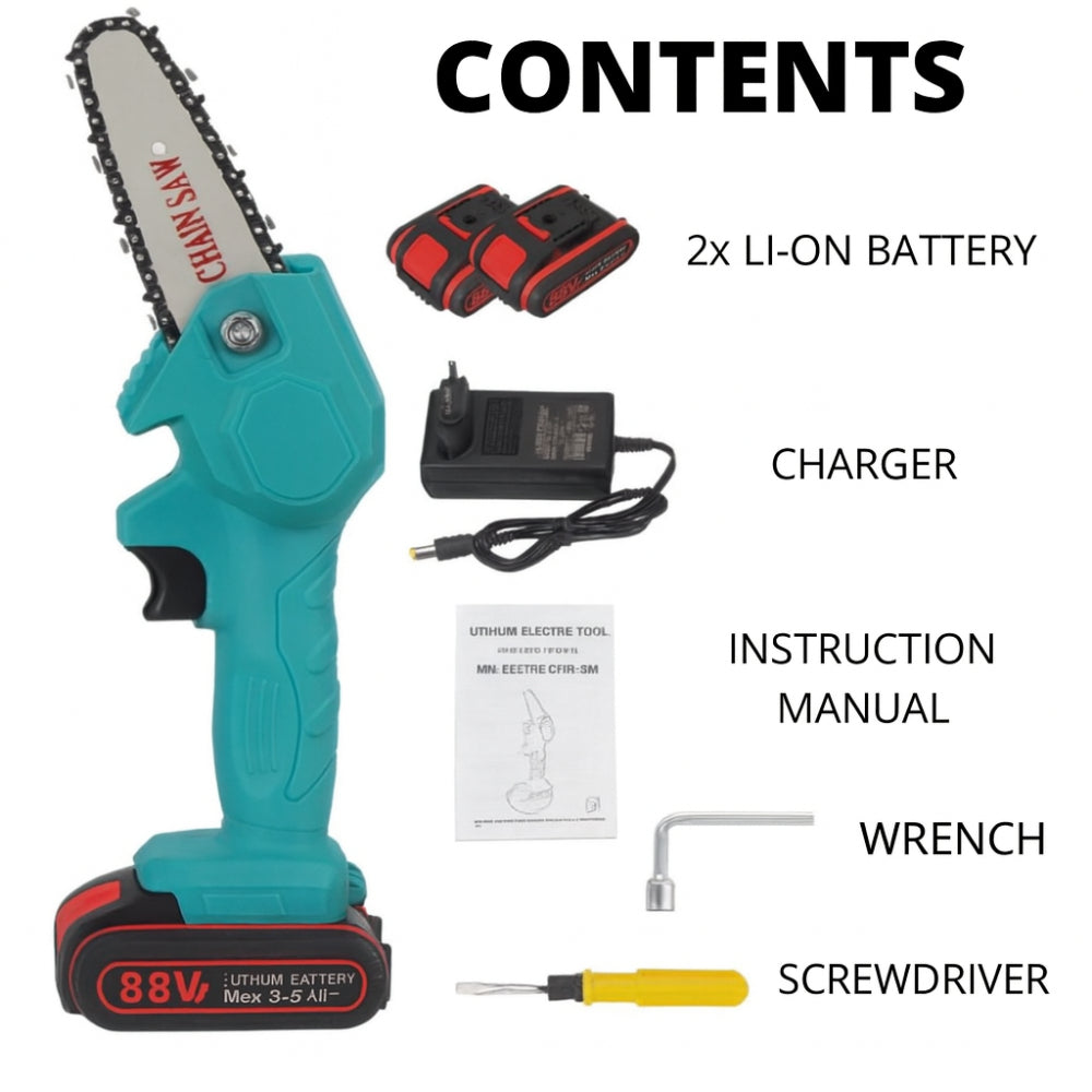 Chainsaw Cordless Mini Pruning Cutter Tool | Meowbutter
