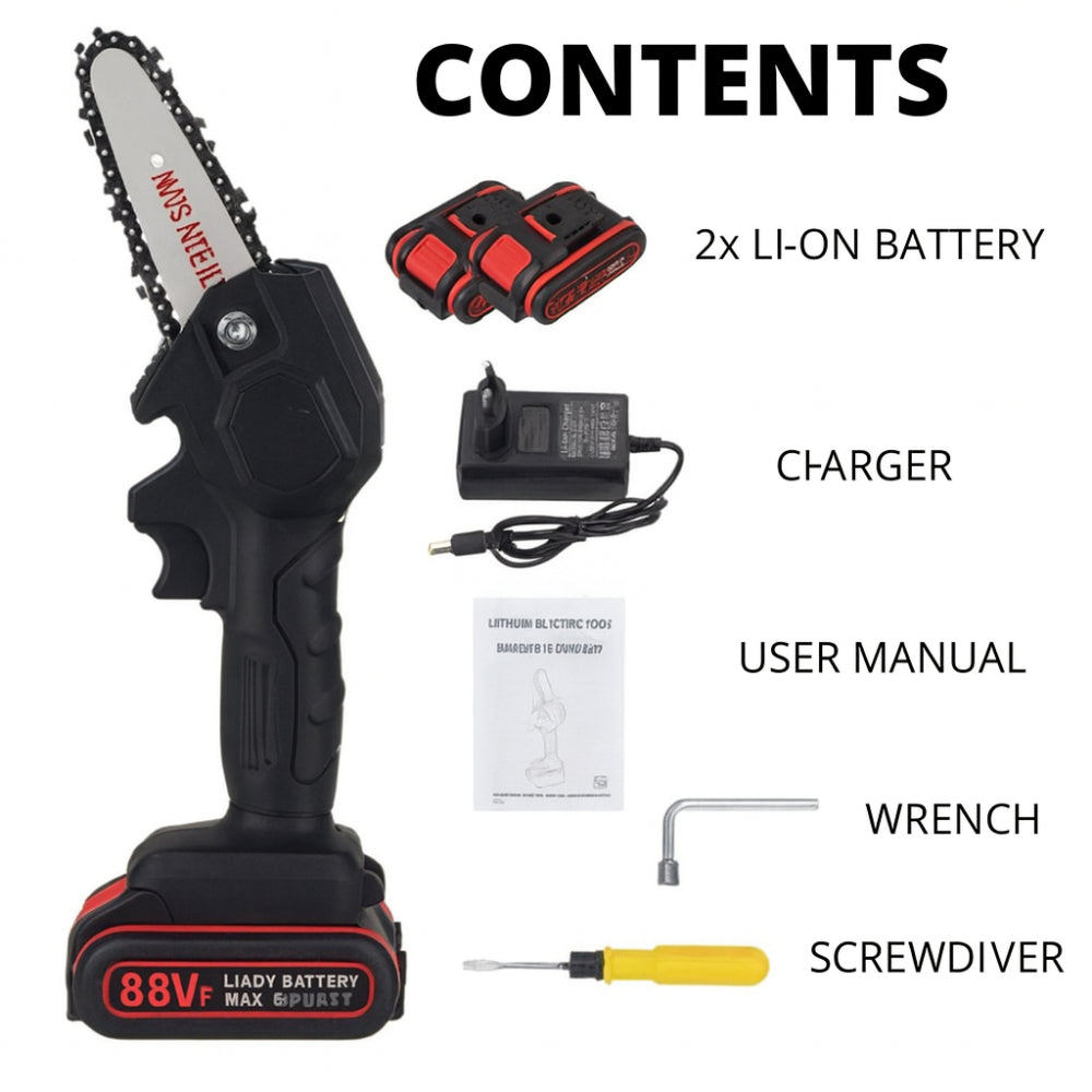 Chainsaw Cordless Mini Pruning Cutter Tool | Meowbutter