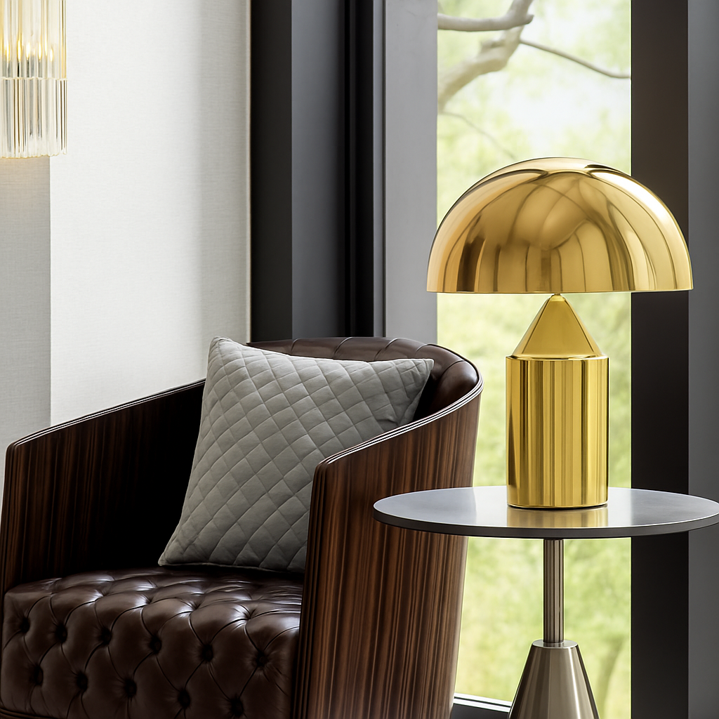 Aveline Modern Metal Table Lamp With Artistic Elegance