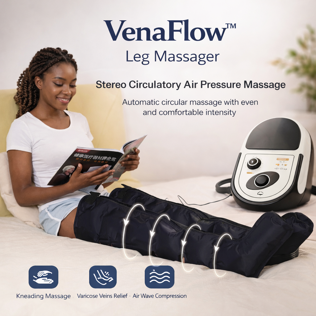 Slip In, Settle Down – Air Compression Leg Massager for Quiet Afternoons