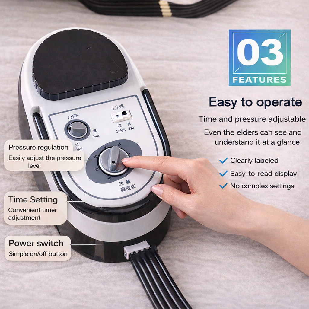 Slip In, Settle Down – Air Compression Leg Massager for Quiet Afternoons