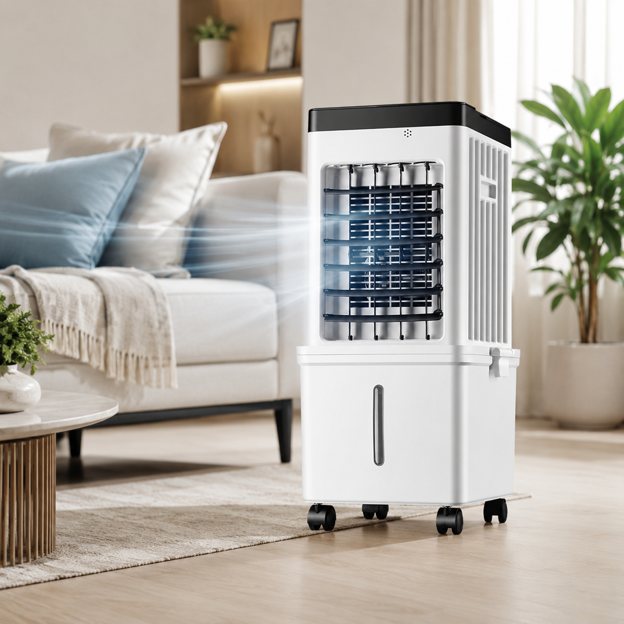 Ventilatore Raffreddatore Portatile a Evaporazione con Timer da 12 Ore | Meowbutter