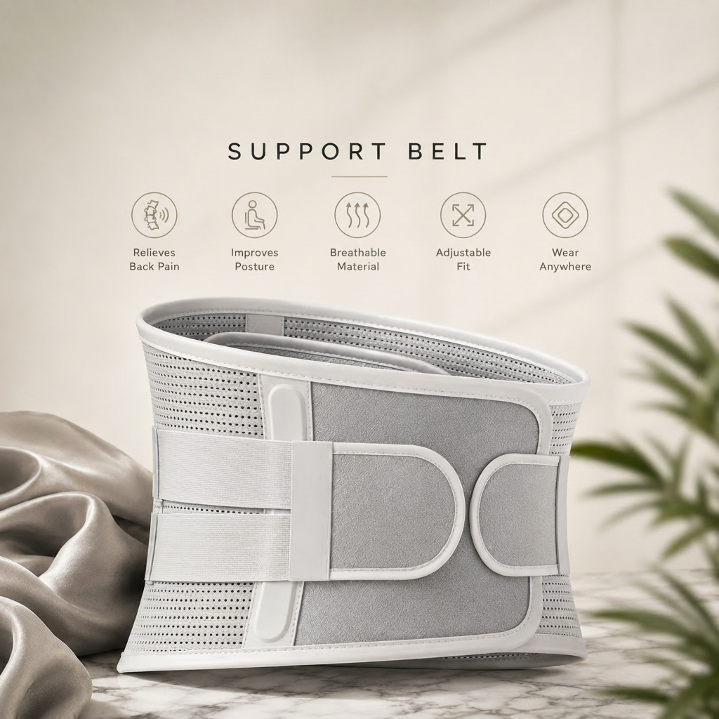Lower Back Support Belt for Heavy Lifting, Daily Comfort, and Core Stability