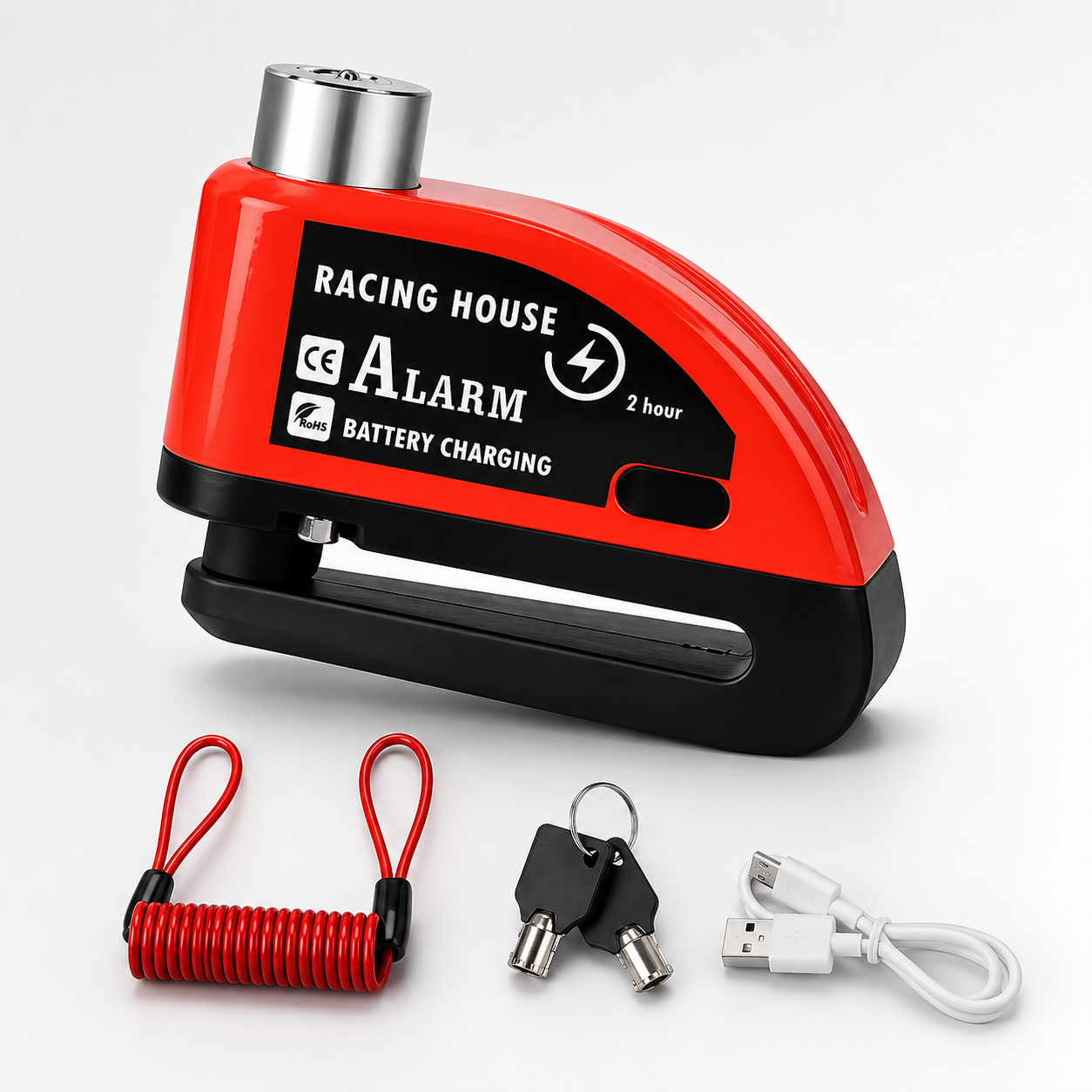 Guardian Lock — Rechargeable Alarm Disc Lock | meowbutter