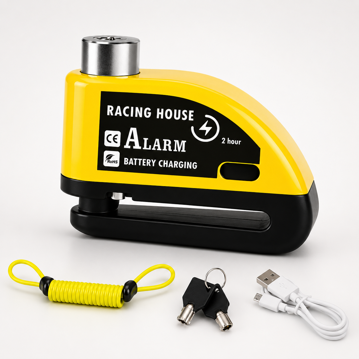 Guardian Lock — Rechargeable Alarm Disc Lock | meowbutter