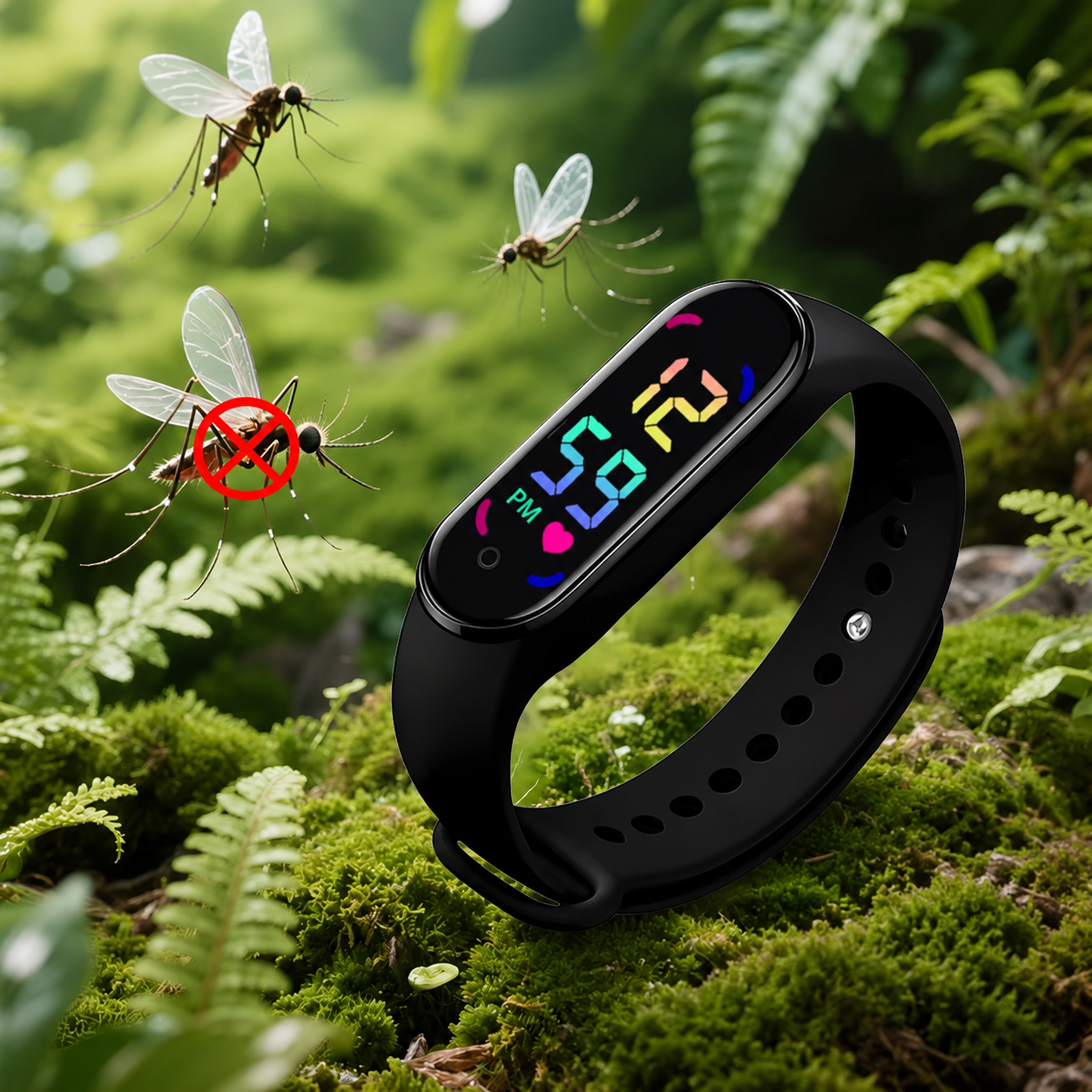 Bracciale unisex in stile orologio antizanzare | meowbutter
