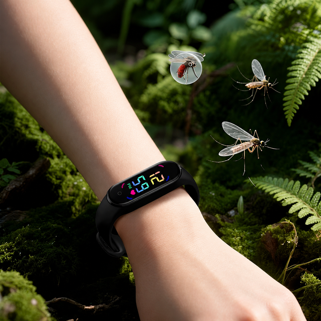 Bracciale unisex in stile orologio antizanzare | meowbutter