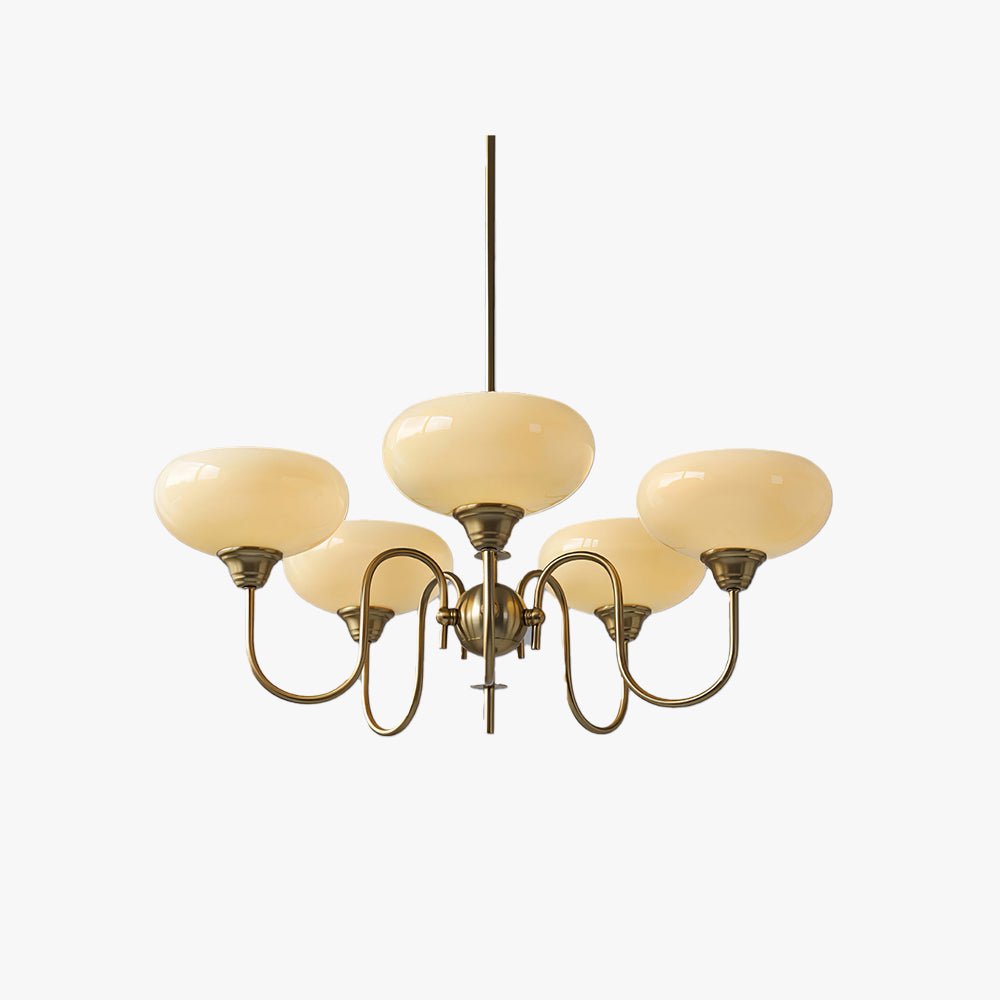 Belmore Vintage LED Chandelier With Bouquet Design Lamp