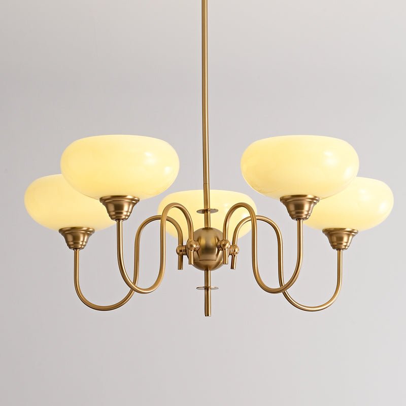 Belmore Vintage LED Chandelier With Bouquet Design Lamp