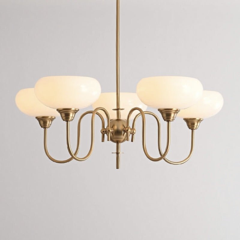 Belmore Vintage LED Chandelier With Bouquet Design Lamp