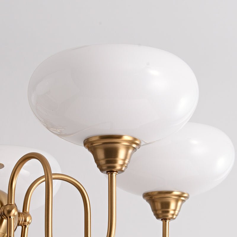 Belmore Vintage LED Chandelier With Bouquet Design Lamp