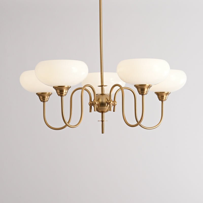 Belmore Vintage LED Chandelier With Bouquet Design Lamp