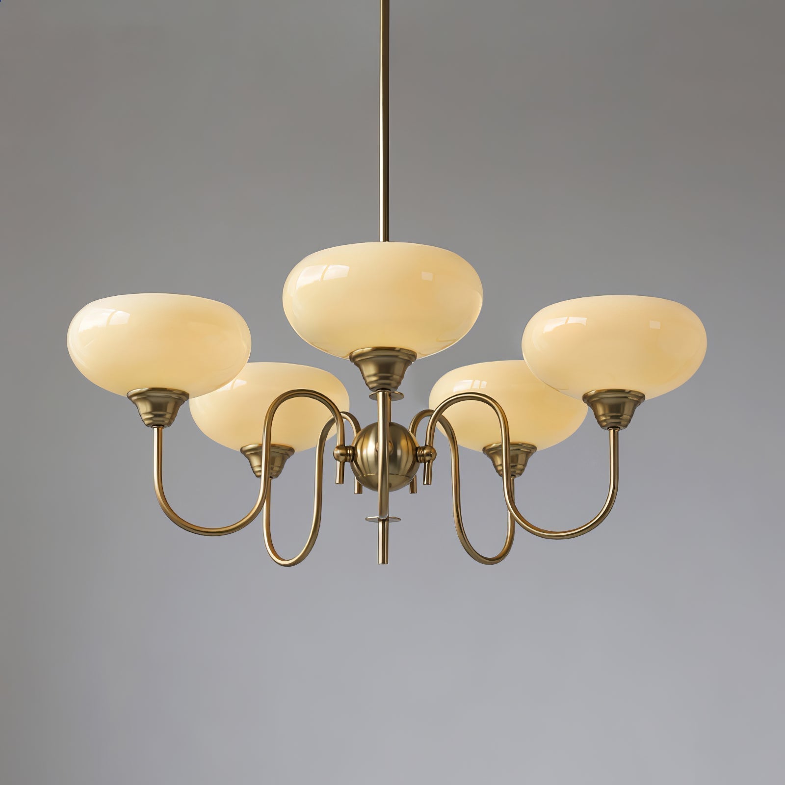 Belmore Vintage LED Chandelier With Bouquet Design Lamp