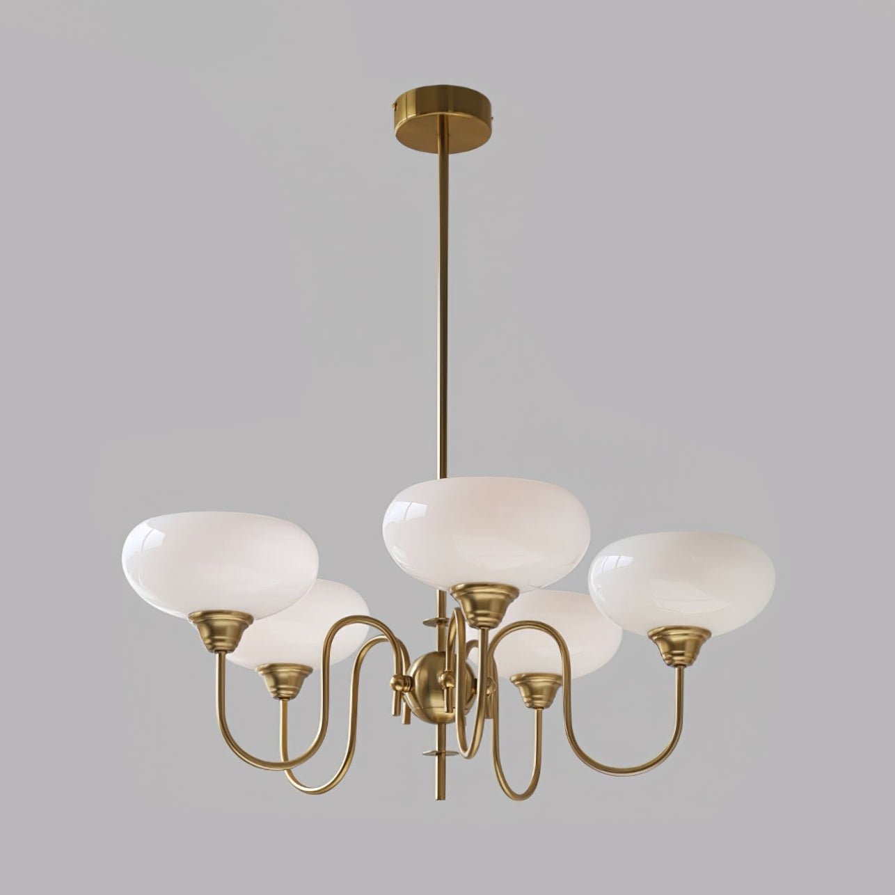 Belmore Vintage LED Chandelier With Bouquet Design Lamp