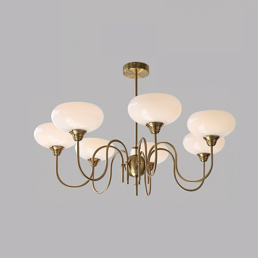 Belmore Vintage LED Chandelier With Bouquet Design Lamp