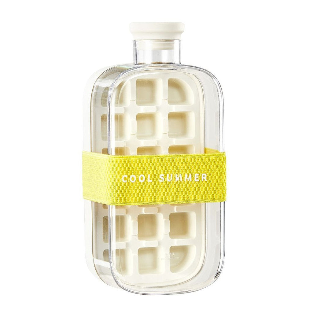 Elegáns, 2 az 1-ben hidratáló palack, 500 ml — beépített jégformás talppal
