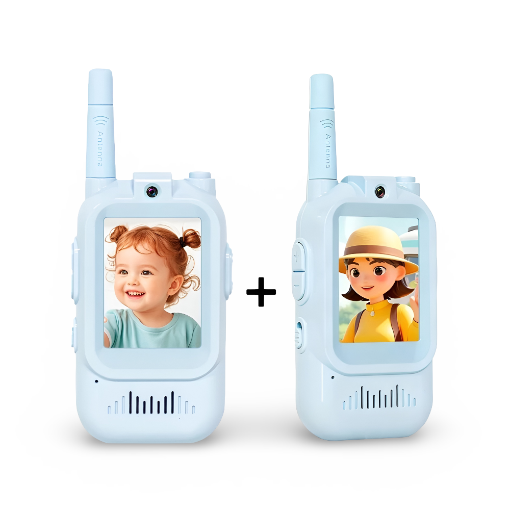Jouet caméra rechargeable de type talkie-walkie vidéo pour enfants | Meowbutter