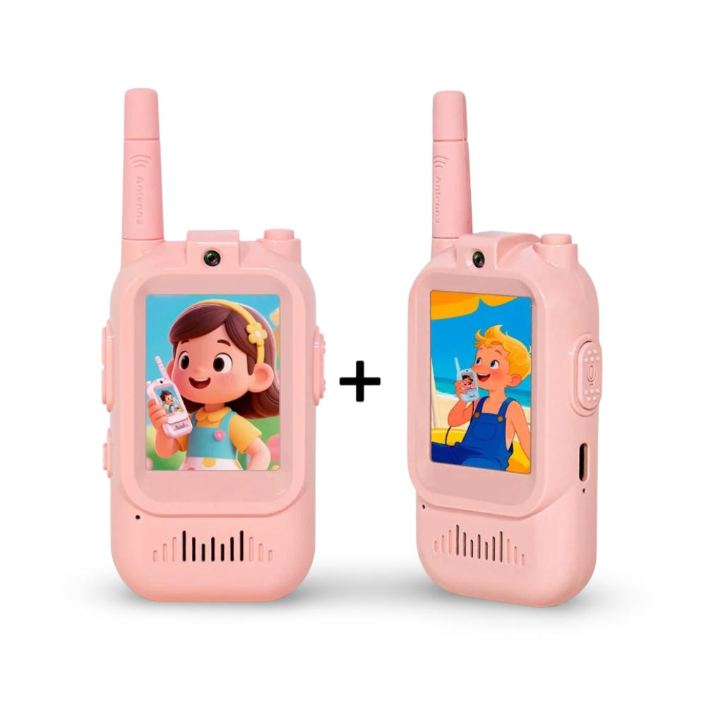Jouet caméra rechargeable de type talkie-walkie vidéo pour enfants | Meowbutter