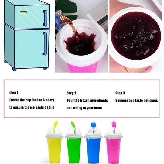 ChillRush Quick Freeze Slushie Maker — 60 másodpercnél rövidebb gyors hűtés