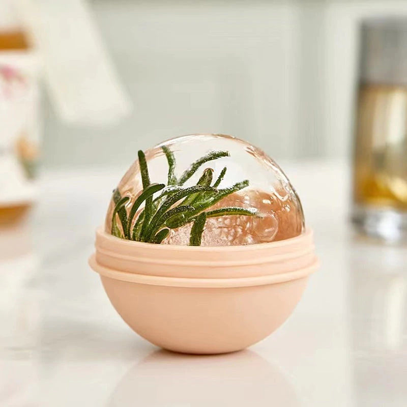 ChillSphere szilikon jéggolyó-forma — 6 cm-es, kerek, könnyen kioldható tálcák