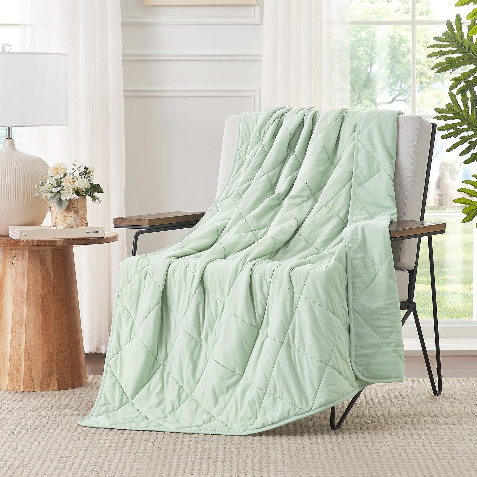 Chill Comfort Cooling Blanket — Japanese Fabric Tech, Thin Breathable Design