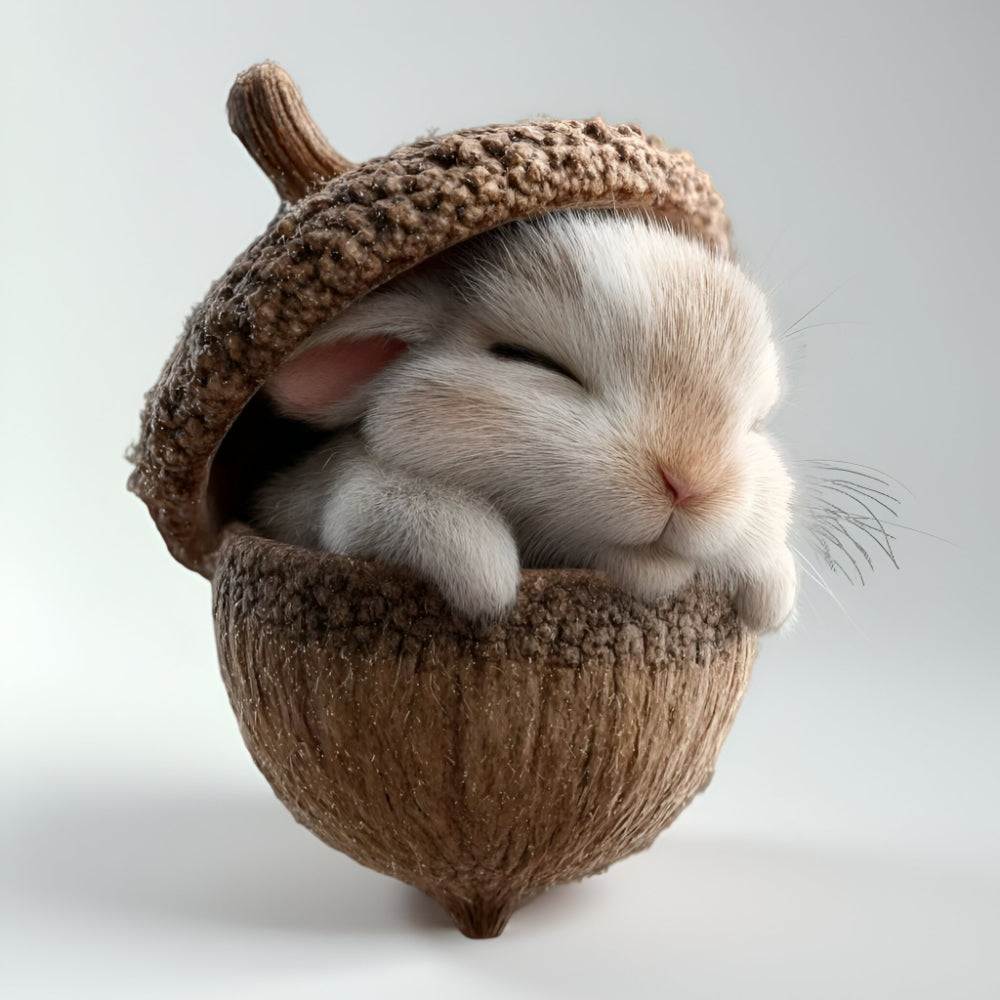 Christmas Ornaments Woodland Animal Acorn Tree Decor | Meowbutter