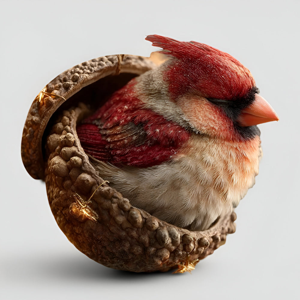 Christmas Ornaments Woodland Animal Acorn Tree Decor | Meowbutter