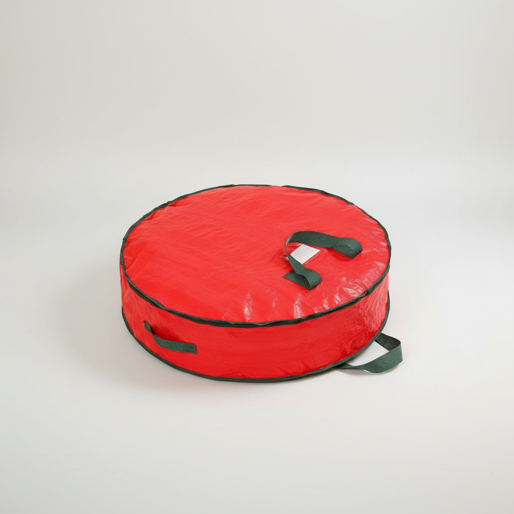 Polyester Christmas Ornament Storage Bag — Durable Woven Fabric