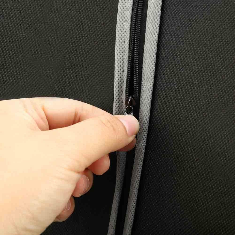 Confezione da 10 sacchi porta abiti traspiranti — custodie riciclabili con finestra frontale trasparente
