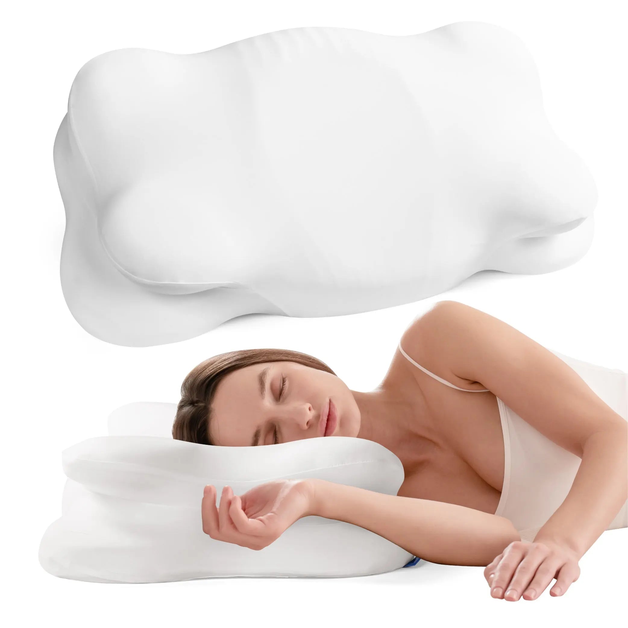 Cloud Alignment Pillow — állítható töltetrendszer, kétmagasságú kialakítás