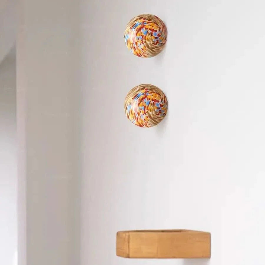 Colorful Glass Ball Wall Light | meowbutter