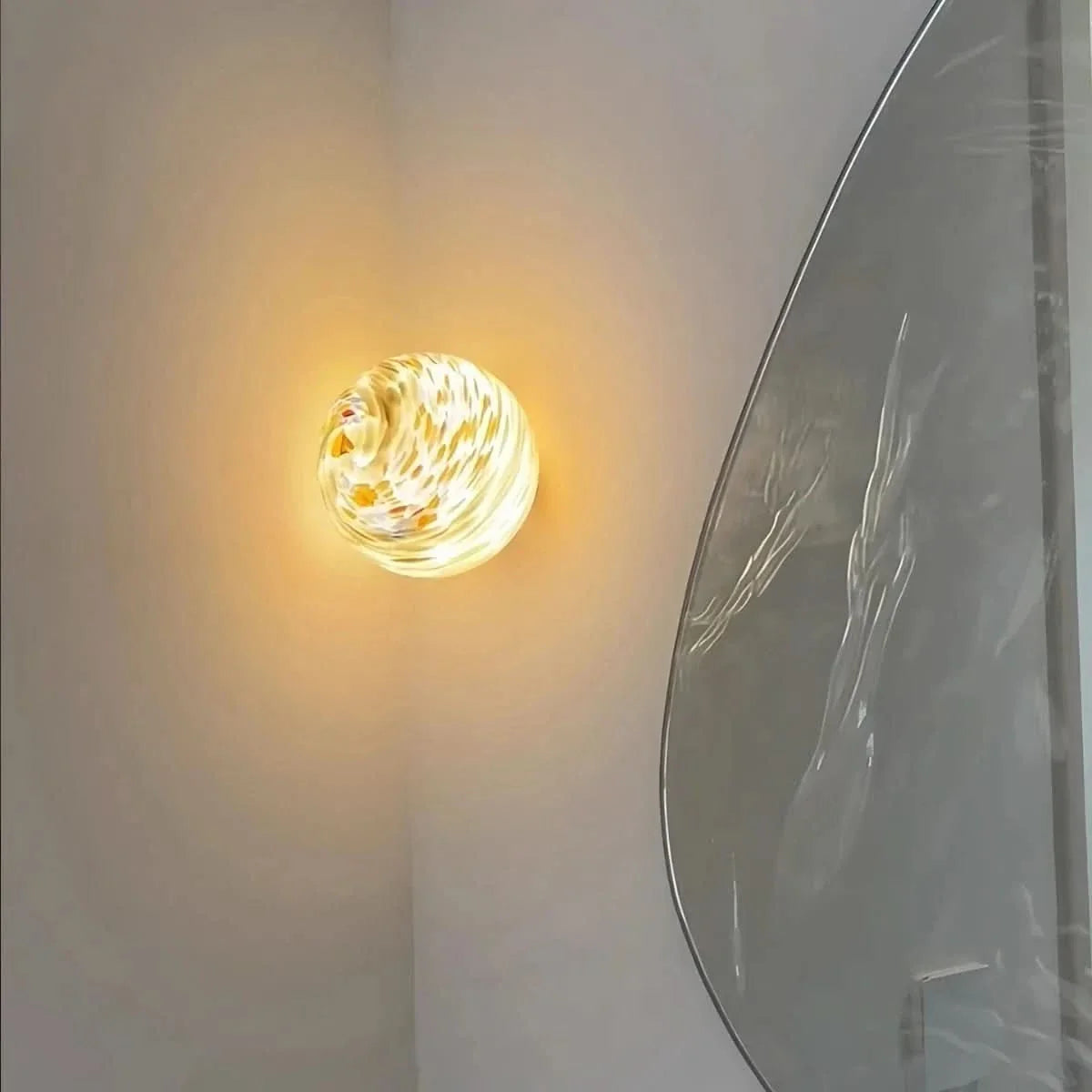 Colorful Glass Ball Wall Light | meowbutter