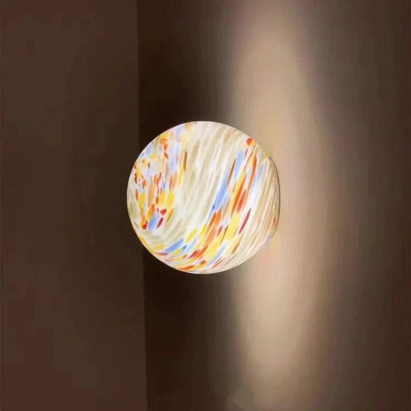 Colorful Glass Ball Wall Light | meowbutter