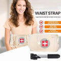 ComfortEase Inflatable Lumbar Belt — Heating, Vibration, Adjustable Fit & Included Air Pump